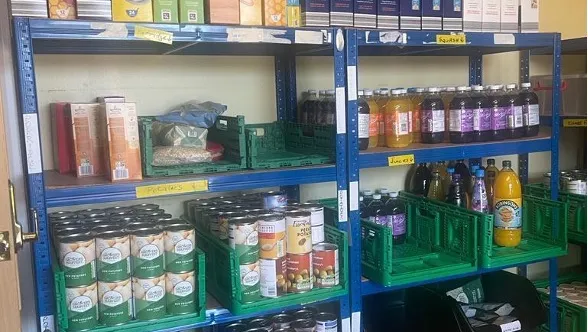 donation to Godmanchester Foodbank